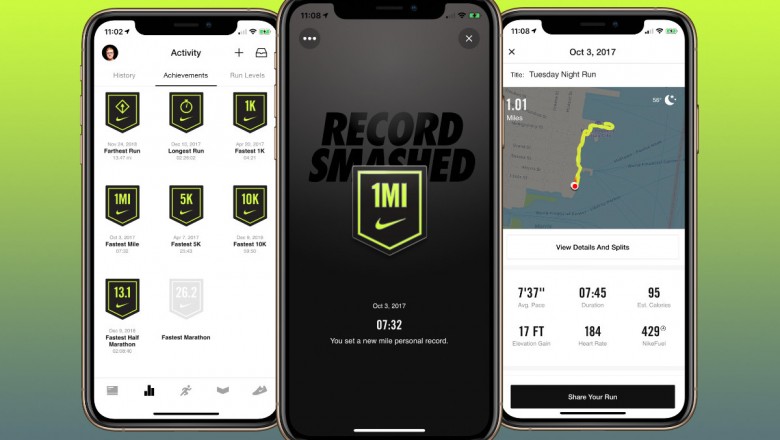 Беговой треккер Nike Run Club